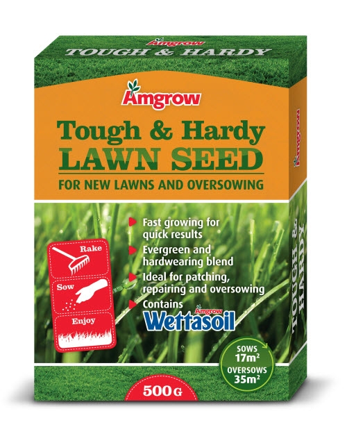 Amgrow Tough and Hardy Lawn Seed_500g