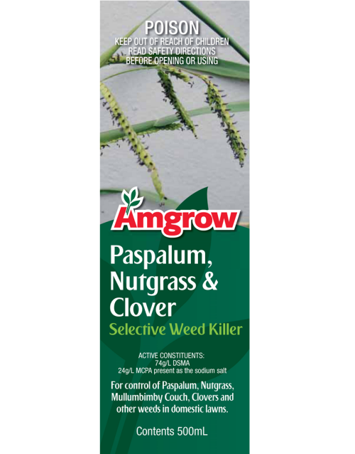 paspalum nutgrass clover weed killer