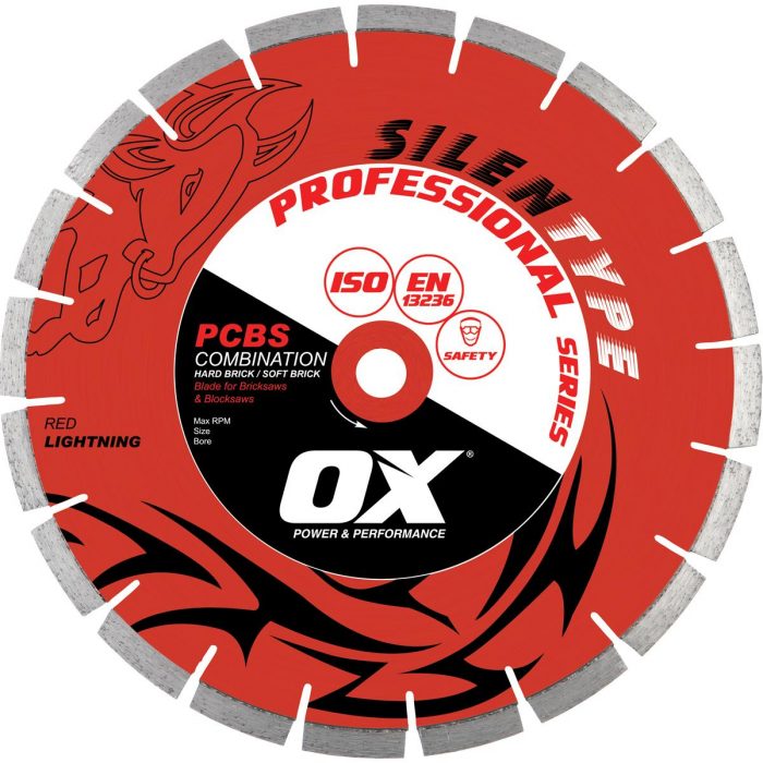 Professional PCBS14" Silent Diamond Blade by Ox