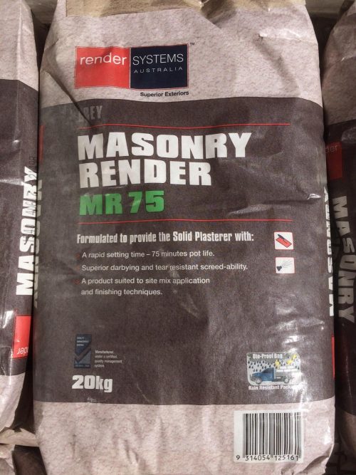 mr75 Masonry Render by Render Systems Australia