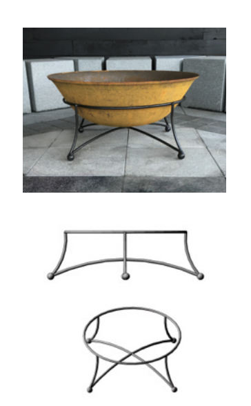 Cast Iron Fire Pits with stand